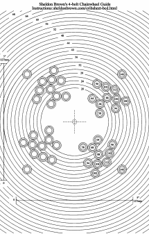 4-bolt chainwheel bolt-circle guide